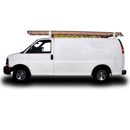 Trailfx 600 Pound Capacity, Universal 2 Bar 53 To 63" Adjustable Length, Powder Coated, White FCLR004W